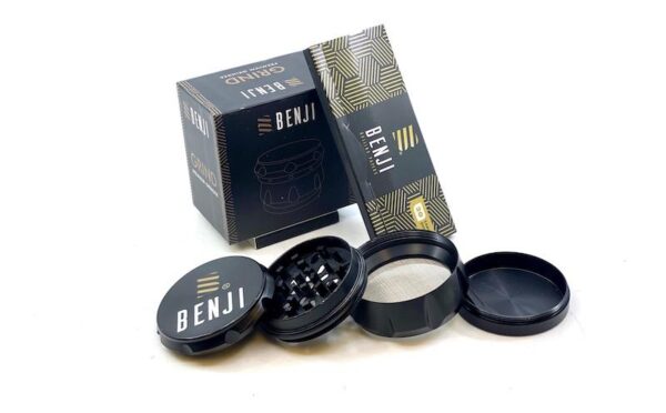 Benji GRIND – Aluminum Grinder + Booklet - Image 3