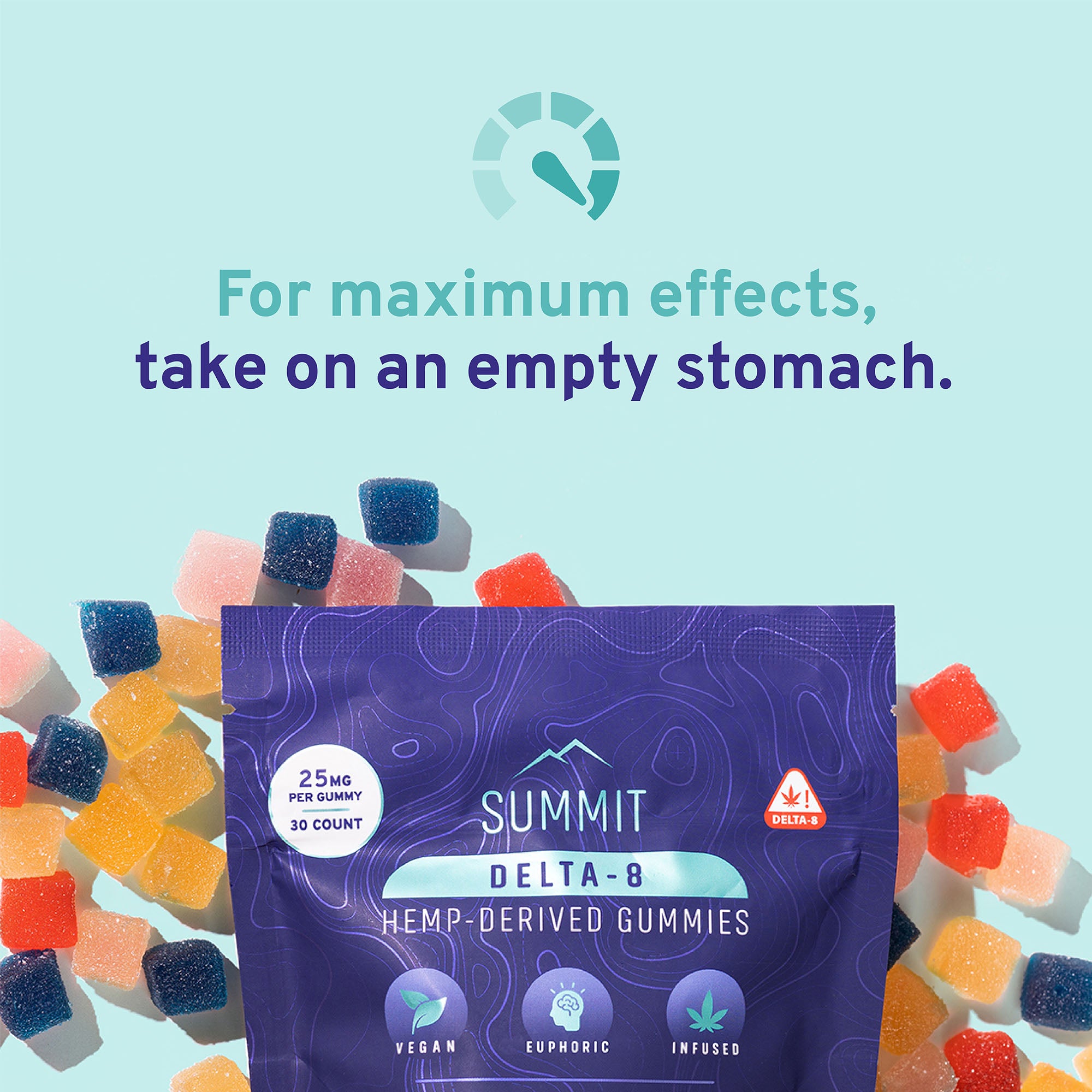 25mg Delta-8 Gummies - 30ct - Image 3