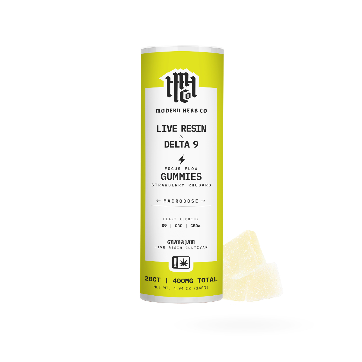 Live Resin Delta 9 THC Gummies (20mg) | Daytrip (Sativa), Knockout (Indica), Anytime (Hybrid) - Image 3