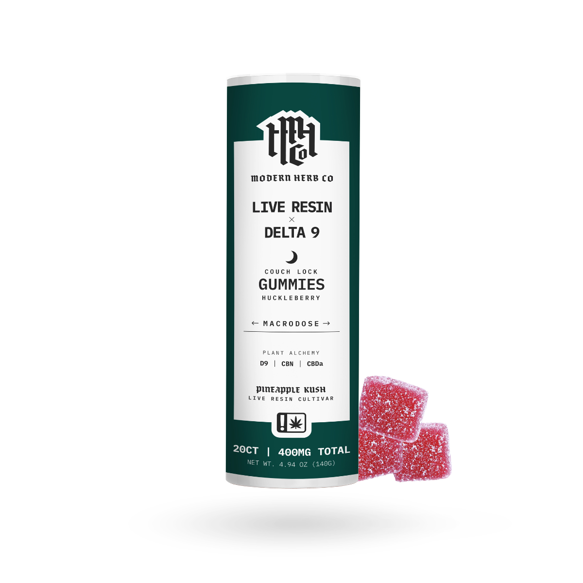 Live Resin Delta 9 THC Gummies (20mg) | Daytrip (Sativa), Knockout (Indica), Anytime (Hybrid) - Image 4