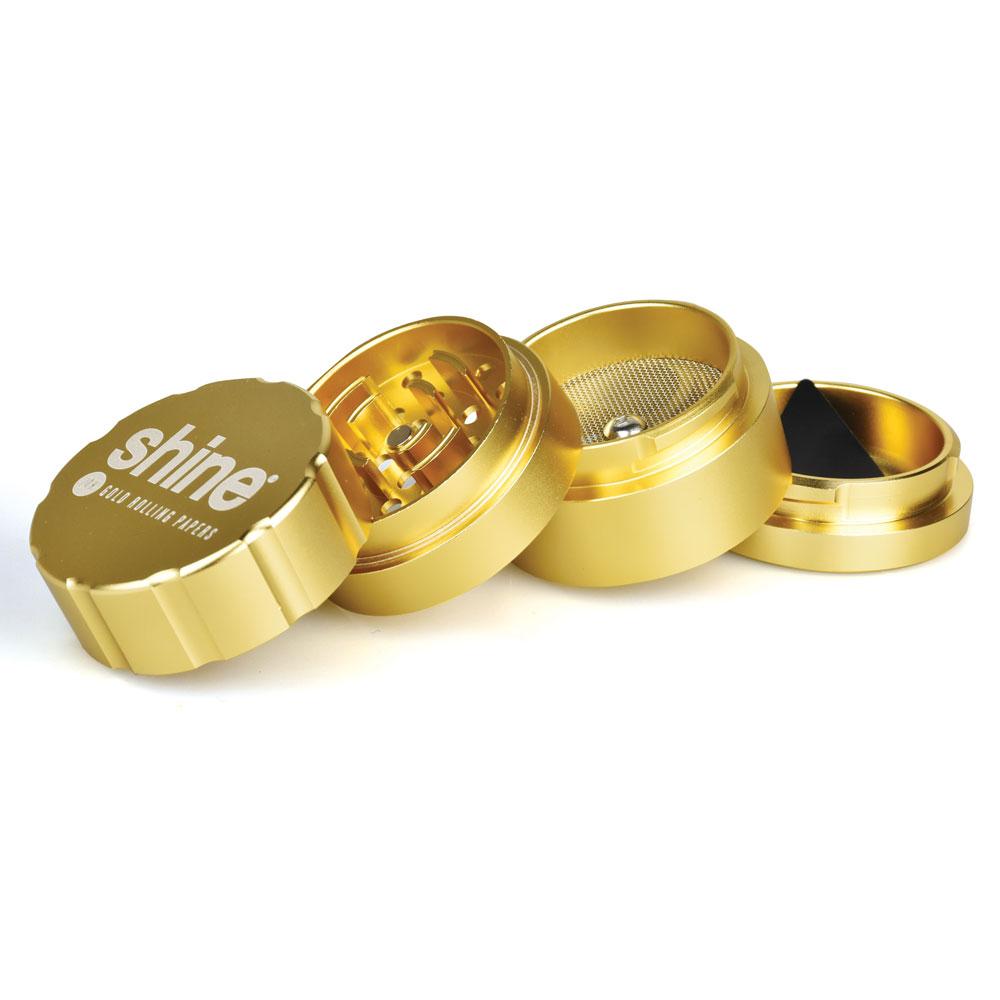 Shine Gold Herb Grinder - Image 2