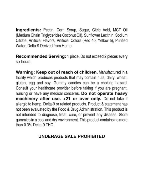 Delta 9 THC Live Rosin Infused Gummies (25mg) | Sativa (Uplift & Focus) - Image 5
