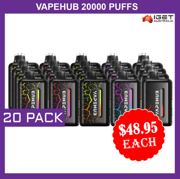 VAPEHUB 20000 PUFFS – 20 PACK