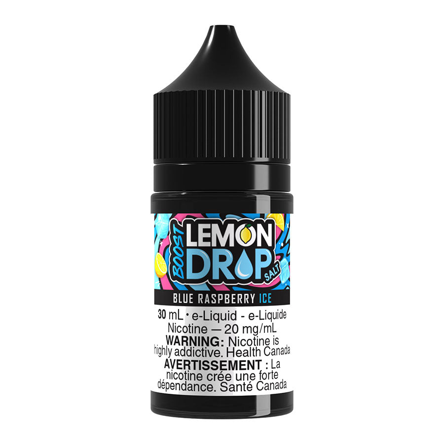 Lemon Drop Boost Salt Nic E-Liquid - Blue Raspberry Ice