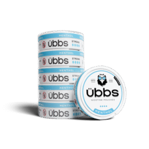 Übbs Menthol Nicotine Pouches Roll of 5 cans
