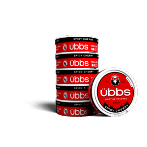 Übbs Spicy Cherry Nicotine Pouches Roll of 5 cans